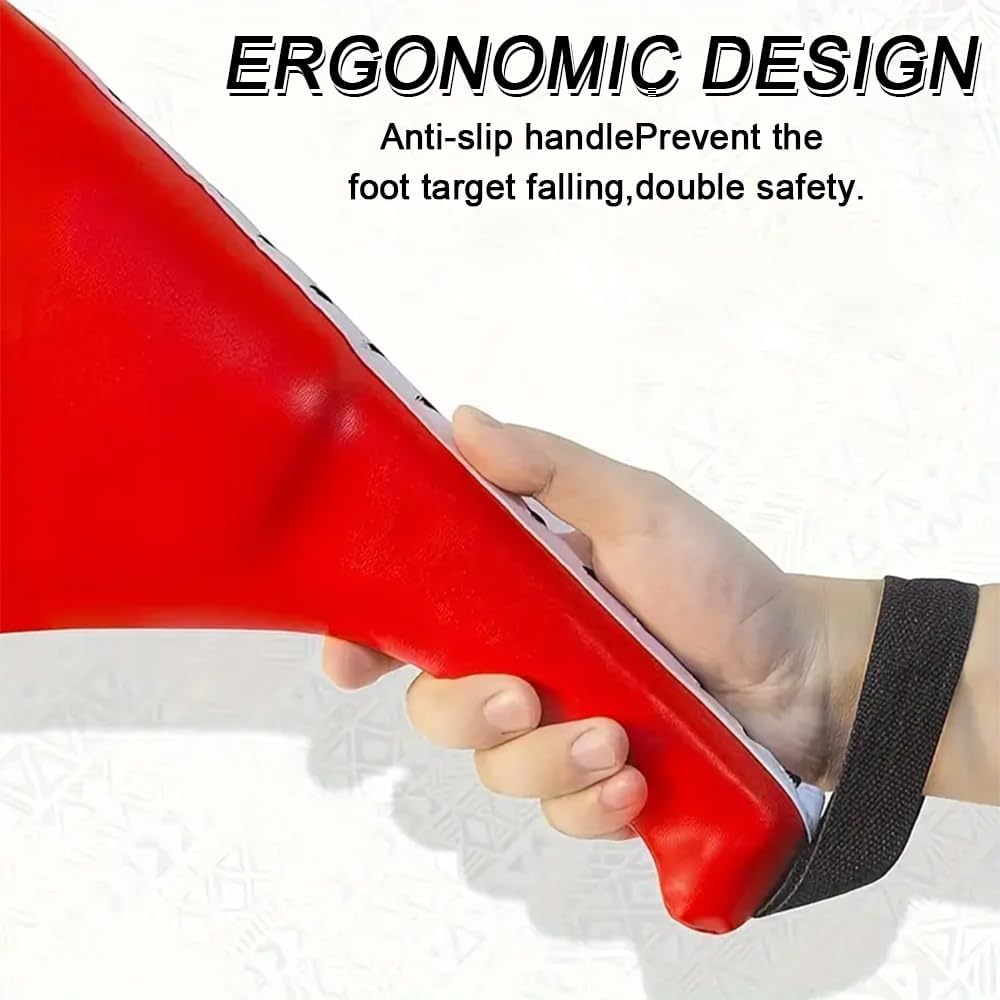 TOMVAES 4-In-1 Boxing Equipment Punching Gloves Mitts Kick Pack Set for Kids Taekwondo Kick Pad for Beginners ​Arm Pad for Youth Child Adult Boxing Gloves for Muay Thai,Taekwondo,Mma Training