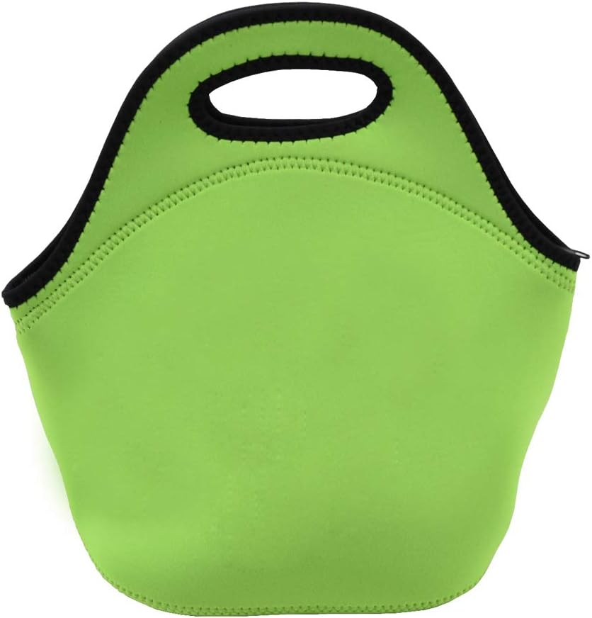 Insulated Neoprene Lunch Bag Gourmet Tote Cooler Warm Pouch for School Work Office (Blue)