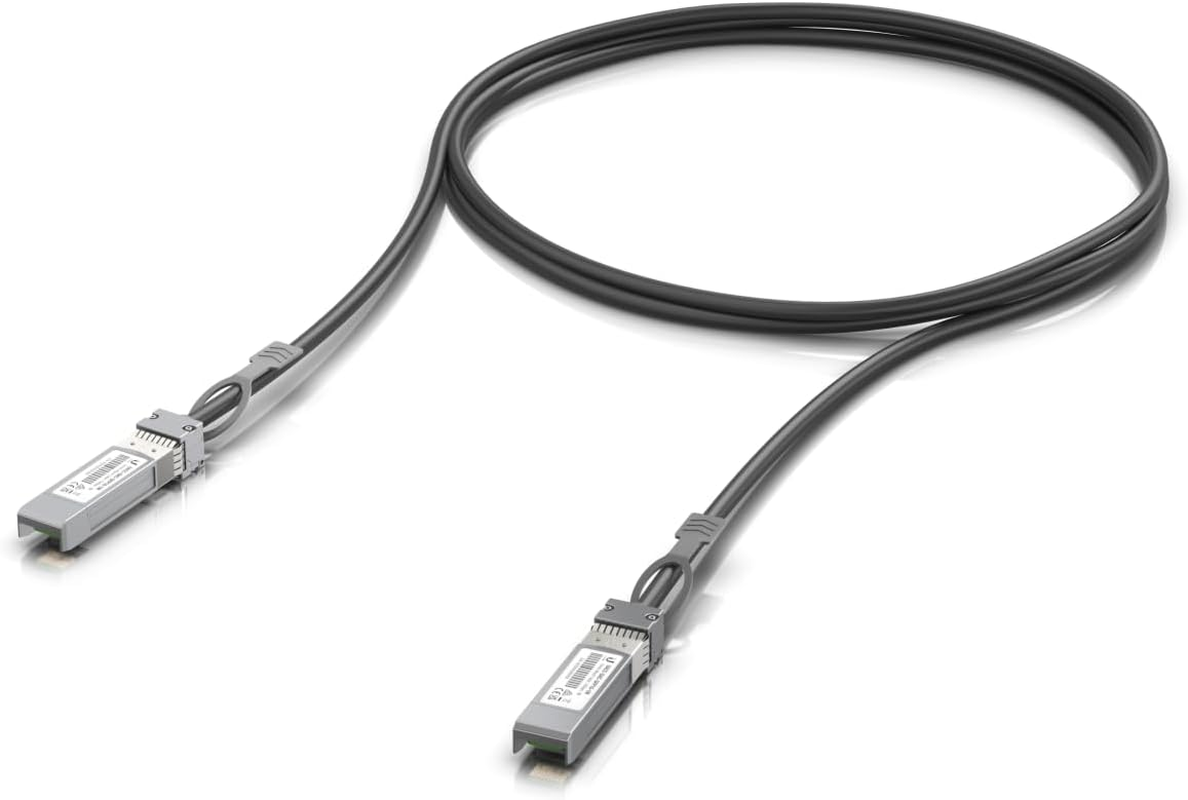 UBIQUITI SFP+ Direct Attach Cable, 10Gbps DAC Cable, 10Gbps Throughput Rate, 1M Length image number 1