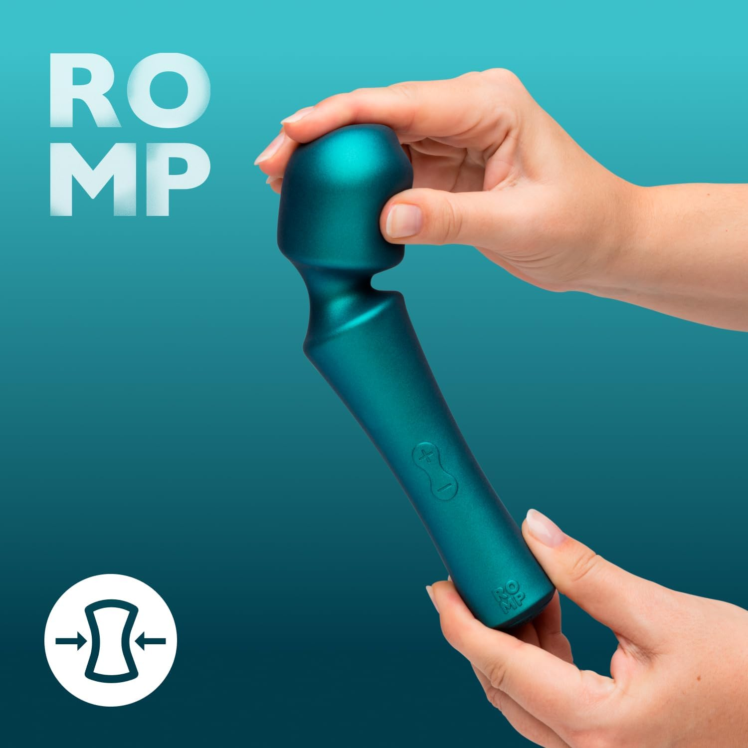 ROMP Presto Mini Cordless Wand Vibrator | Handheld Personal Massage Tool for Woman | Clit and Body Stimulator | Adult Sex Toys for Woman | Massager for Women and Couples | Waterproof & Rechargeable image number 6