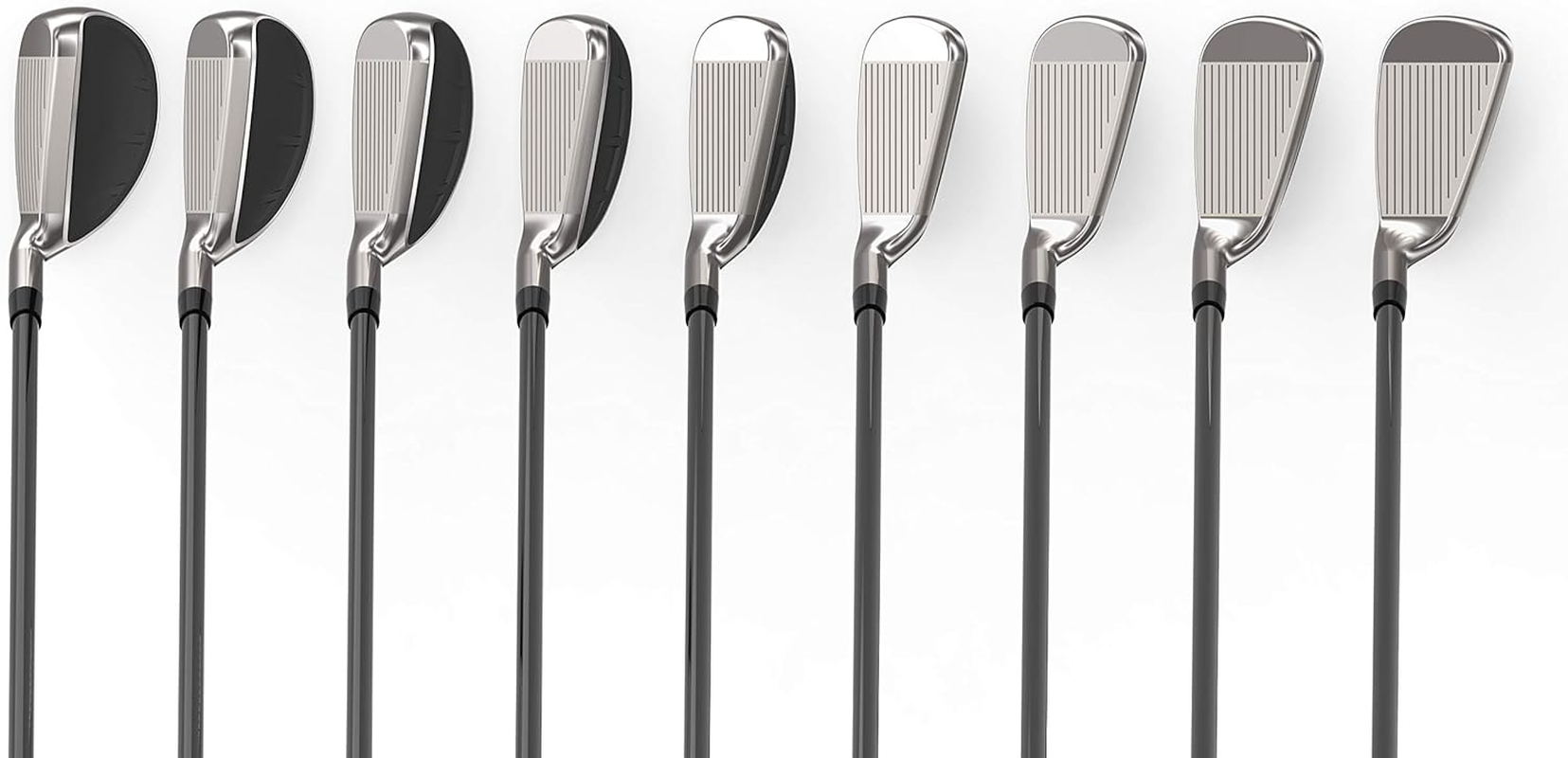 Cleveland Golf Launcher Turbo HB Iron Set 4-P GR R LH, Silver/Black image number 5