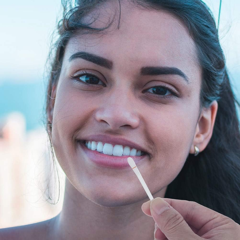 120PCS Lips Oil Swabs Stick,Disposable Applicators,Vitamin E Cotton Swabs E Lips Oil Cotton Swabs for Lip Gum and Teeth image number 1