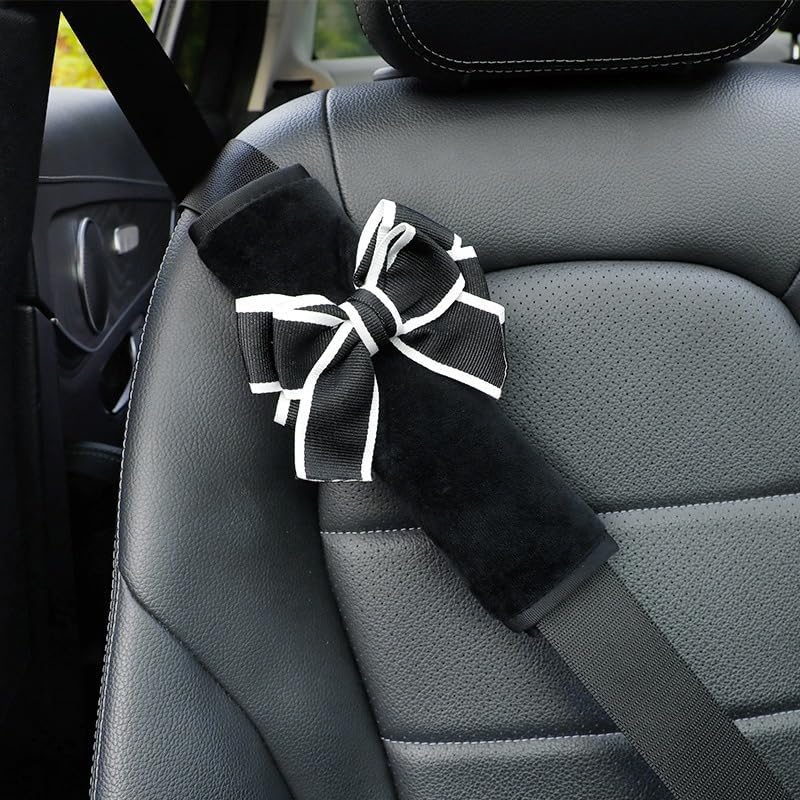 Car Seat Belt Cover Stocking Stuffers Cute Fluffy Pig Frog Sheep Dinosaur Safety Seatbelt Shoulder Pad Auto Accessory Neck Cushion Protector Seatbelt Shoulder Protector Nice Gift (Sheep)
