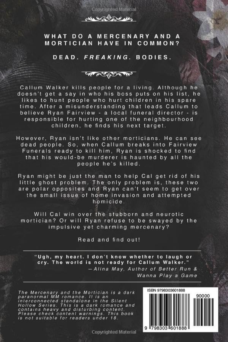 The Mercenary and the Mortician: a Dark Paranormal MM Romance image number 1