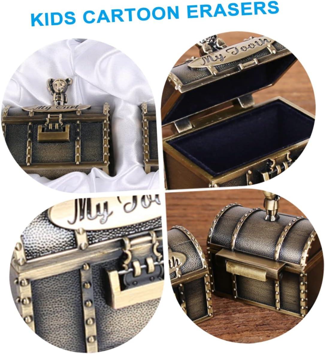 2Pcs Newborn Keepsake Box Fetal Hair Storage Box for Tooth Teething Gifts image number 5