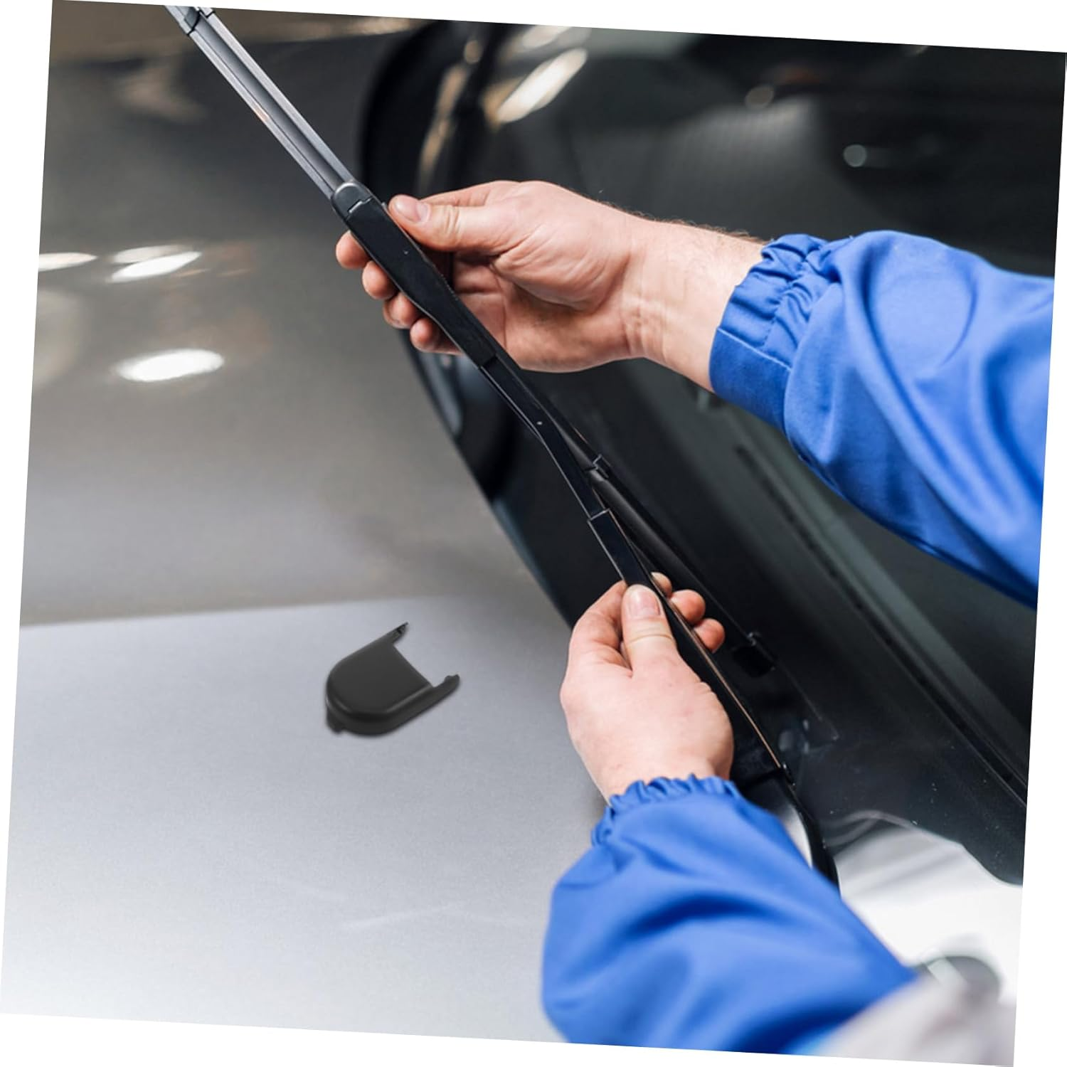 PLAFOPE Wiper Arm Bolt Cover for 13-19 Front Wiper Arm Cap Rear Wiper Arm Cover Simple Installation