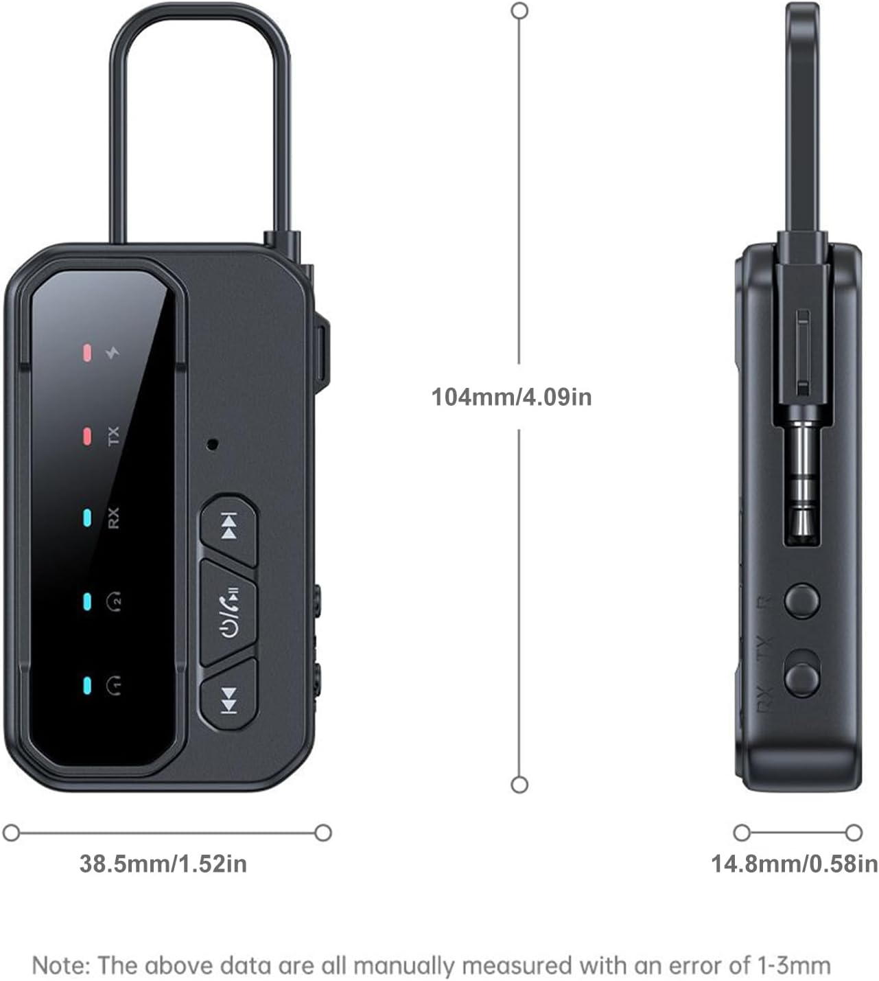 Radio Transmitter for Car - Wireless Car Audio Receiver | Automobile Internal Supplies for Commuting Mountain RV Home Trip Vehicle Riding image number 5