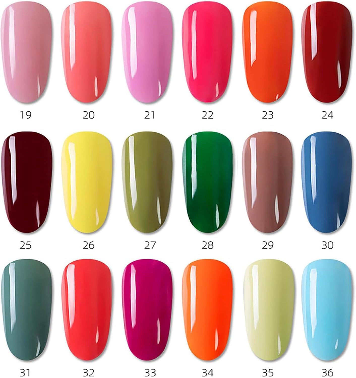 Polishey Nail Polish Pens, Polishey Nail Polish Pen Set, 36 Color Nail Polish Gel Pen 5 Ml, 6Pcs/Set Nail Polish Pen, One Step Gel Nail Polish 3-In-1 Pen, Nail Polish Pens for Painting Nails (Set-F) image number 1