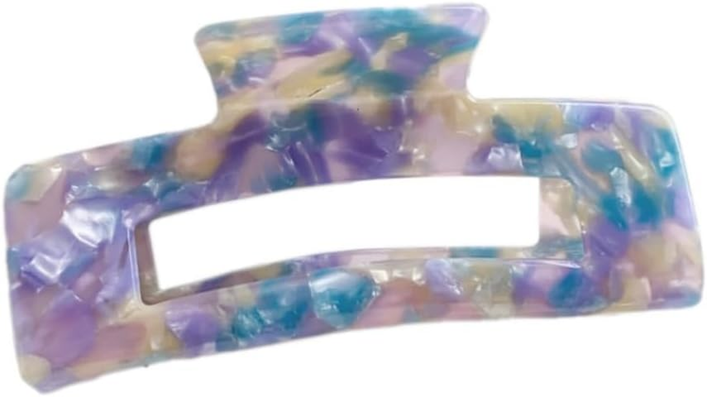 Wambere Pack of 1 Women'S Hair Clips, Large Acetate Hair Claw Clip, Hair Clips for Thick Hair, Non-Slip Hair, Jaw Clips, Headwear, Hair Accessories, Hair Styling Accessories for Women, Girls, Purple A image number 5