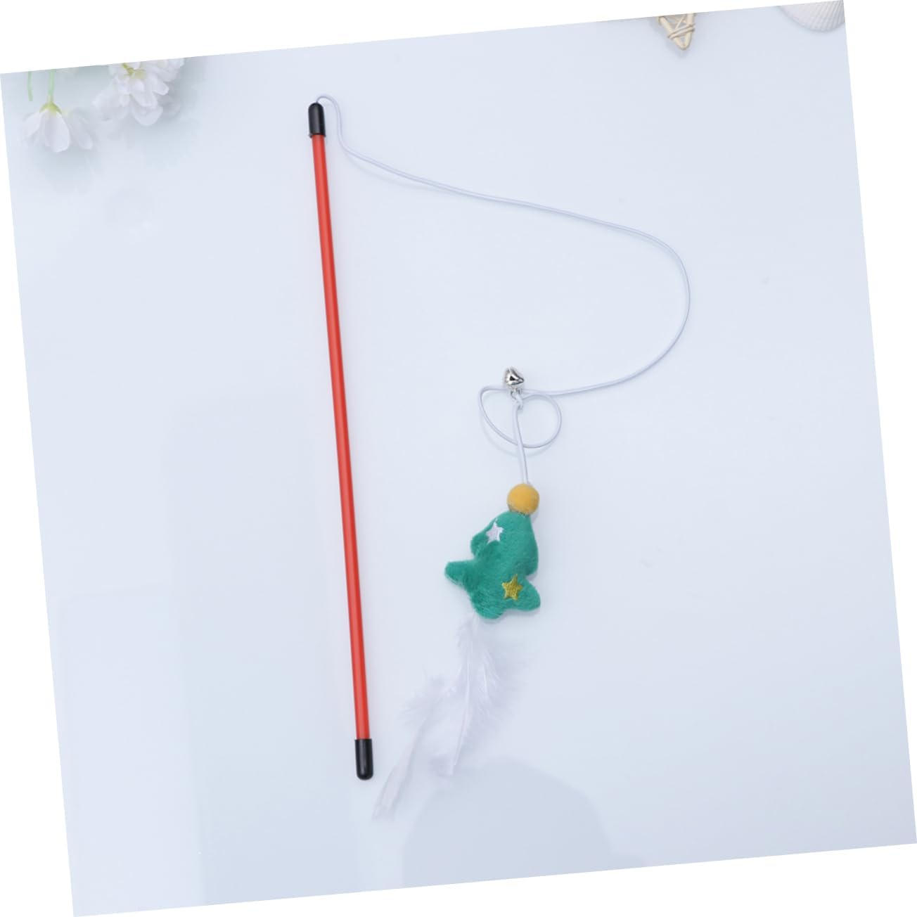 Beaupretty Pack of 3 Interactive Cat Teaser Wand Christmas Cat Interactive Toy Cat Toy Christmas Cat Teaser Toy Christmas Cat Teaser image number 2