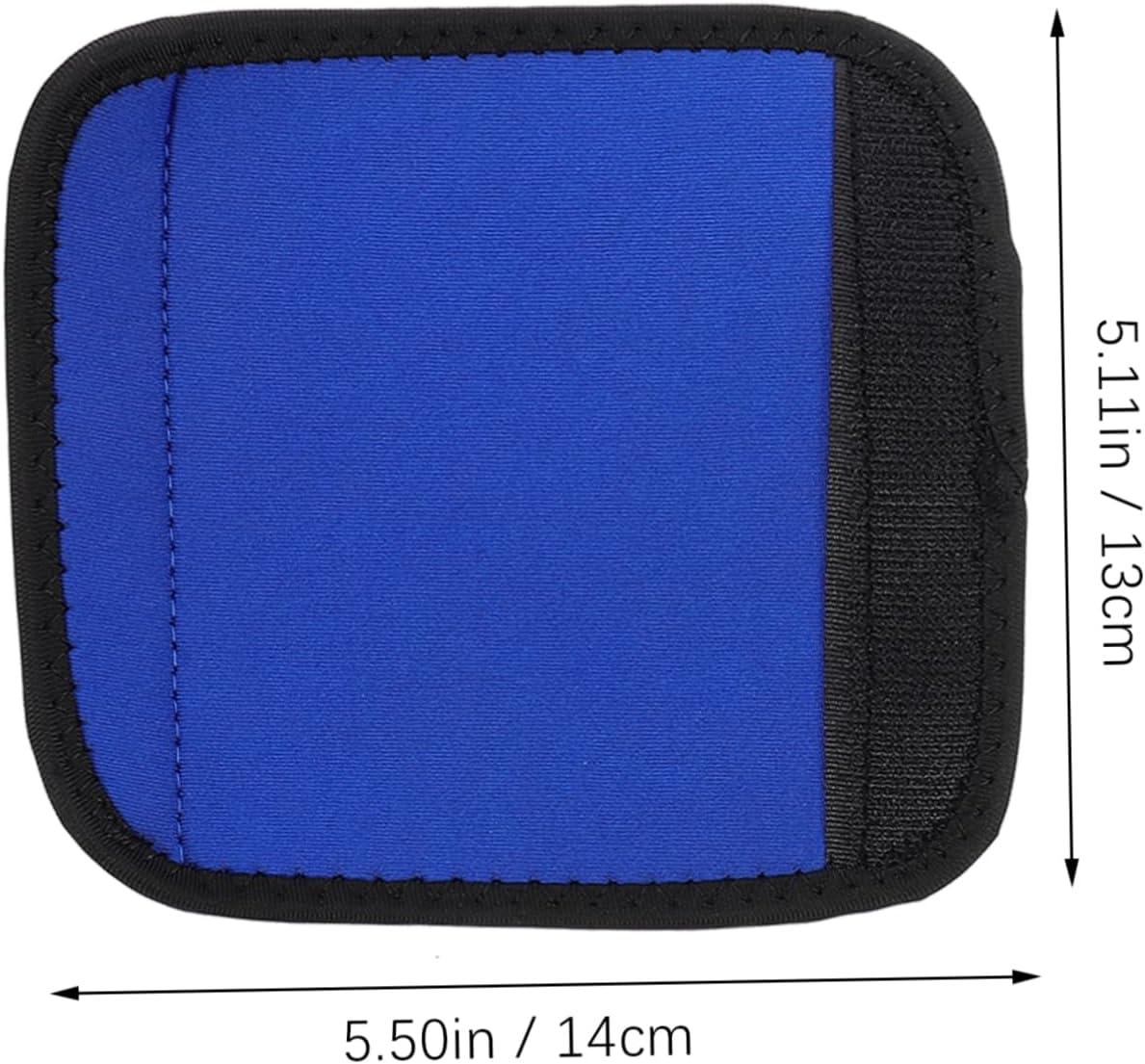 WESIEVYA 2Pcs Neoprene Luggage Handle Wraps Soft Comfortable Suitcase Handle Covers for Easy Identification Travel Accessories for Handbags Suitcases Grey Blue Colors Included