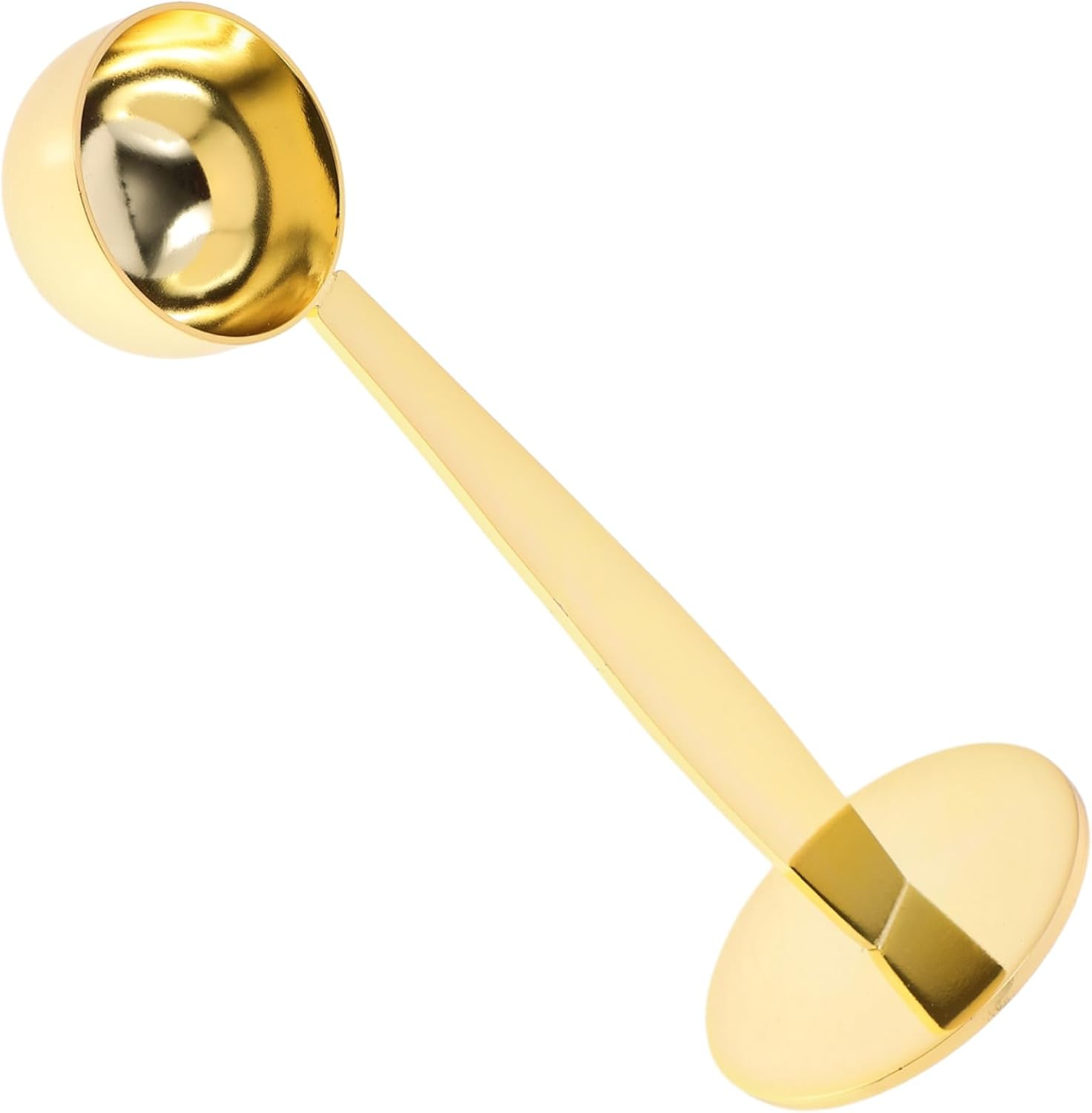 ULTECHNOVO Stainless Steel Coffee Bean Measuring Spoon with Pressed Bottom Dual Head Espresso and Flavor Scoop for Sugar Milk Powder Tea and Seasonings Kitchen Measuring Tool for Precise image number 2