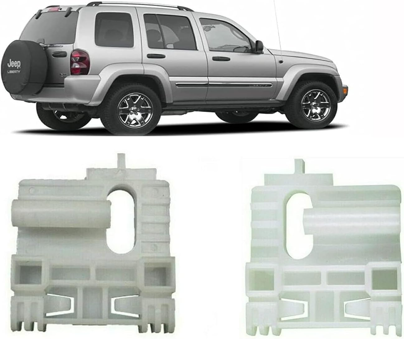 Window Regulator Repair Kit Clip for Jeep Liberty 2002-2006 Rear Left & Right 68059647AA