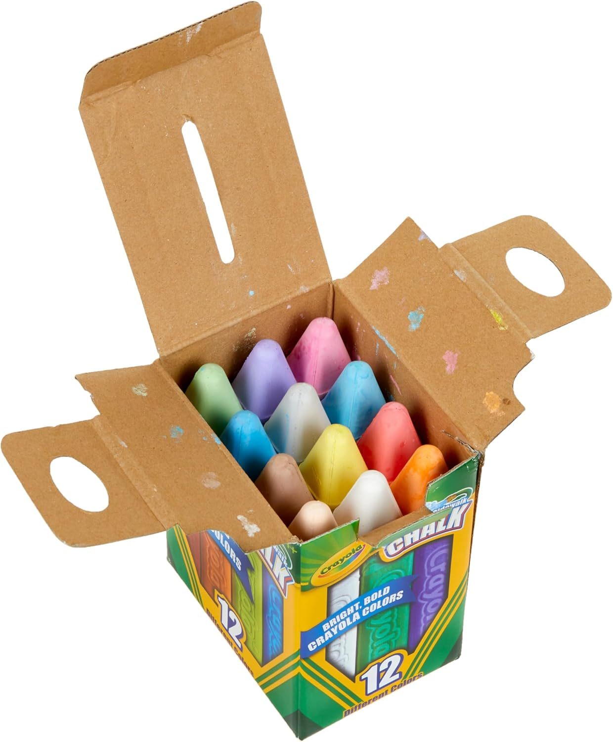 Crayola 12 Washable Sidewalk Chalks, Outdoor Toys for Kids, Bright Colours, Non-Toxic, Creative Play Outside image number 2