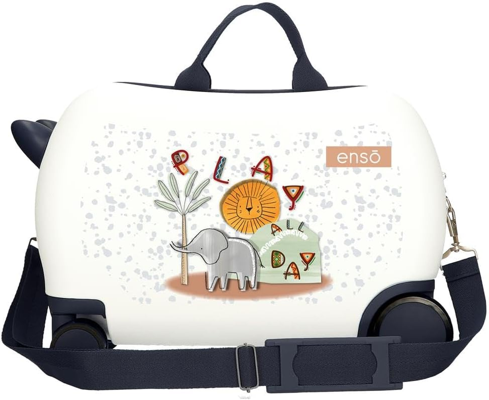 Enso Play All Day Children'S Suitcase White 45X31X20Cm Hard ABS 27.9L 1.8 Kg 0 Hand Luggage, White, Cabin Suitcase, White, Cabin Suitcase image number 5