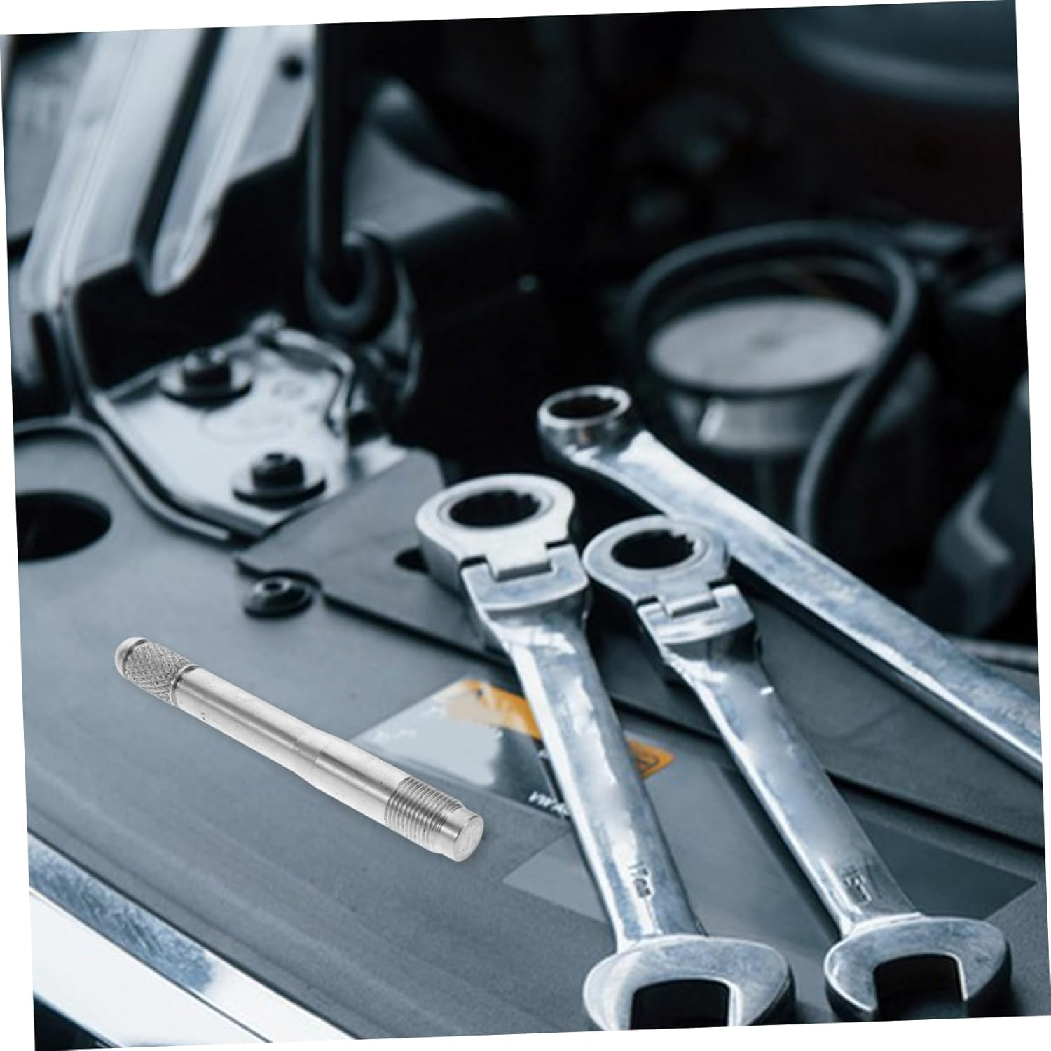 PAMINGONO Wheel Alignment Guide Tool Wheel Bolt Pattern Measuring Tool Portable Tire Pump Automotive Mechanic