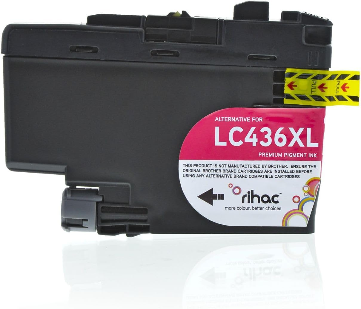 LC436XL Compatible High Yeild (6000BK/5000C,M,Y Page) Ink Cartridge Set for Brother Printers (LC-436XLBK LC-436XLC LC-436XLM LC-436XLY) MFC-J4340DW MFC-J4440DW MFC-J4540DW MFC-J5855DW + More image number 3