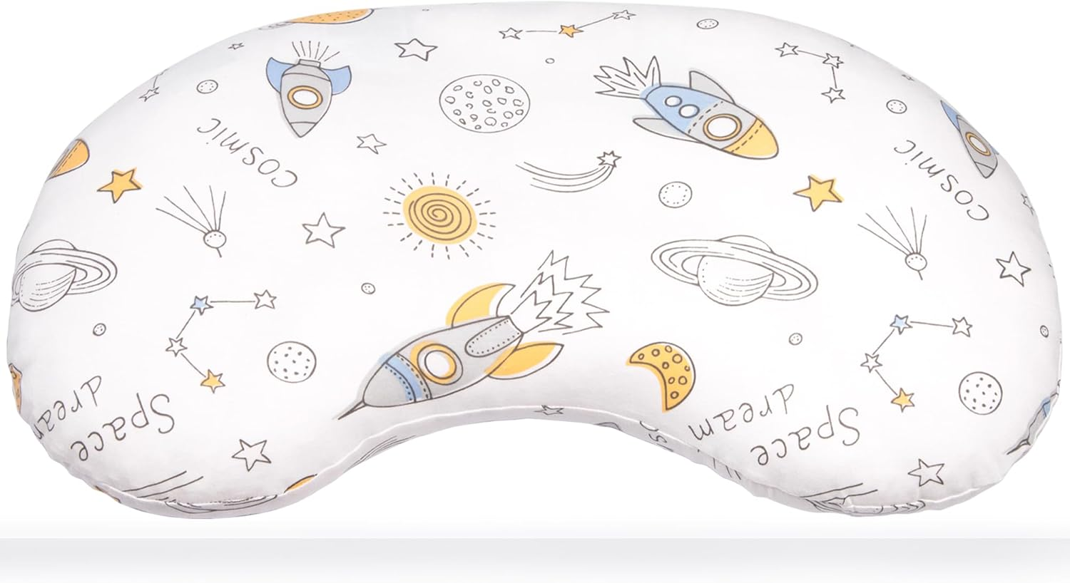 BYRIVER Kids Bed Pillow with Pillowcase for Home and Daycare, Playful Pink Kitten Child'S Pillow for Sleeping