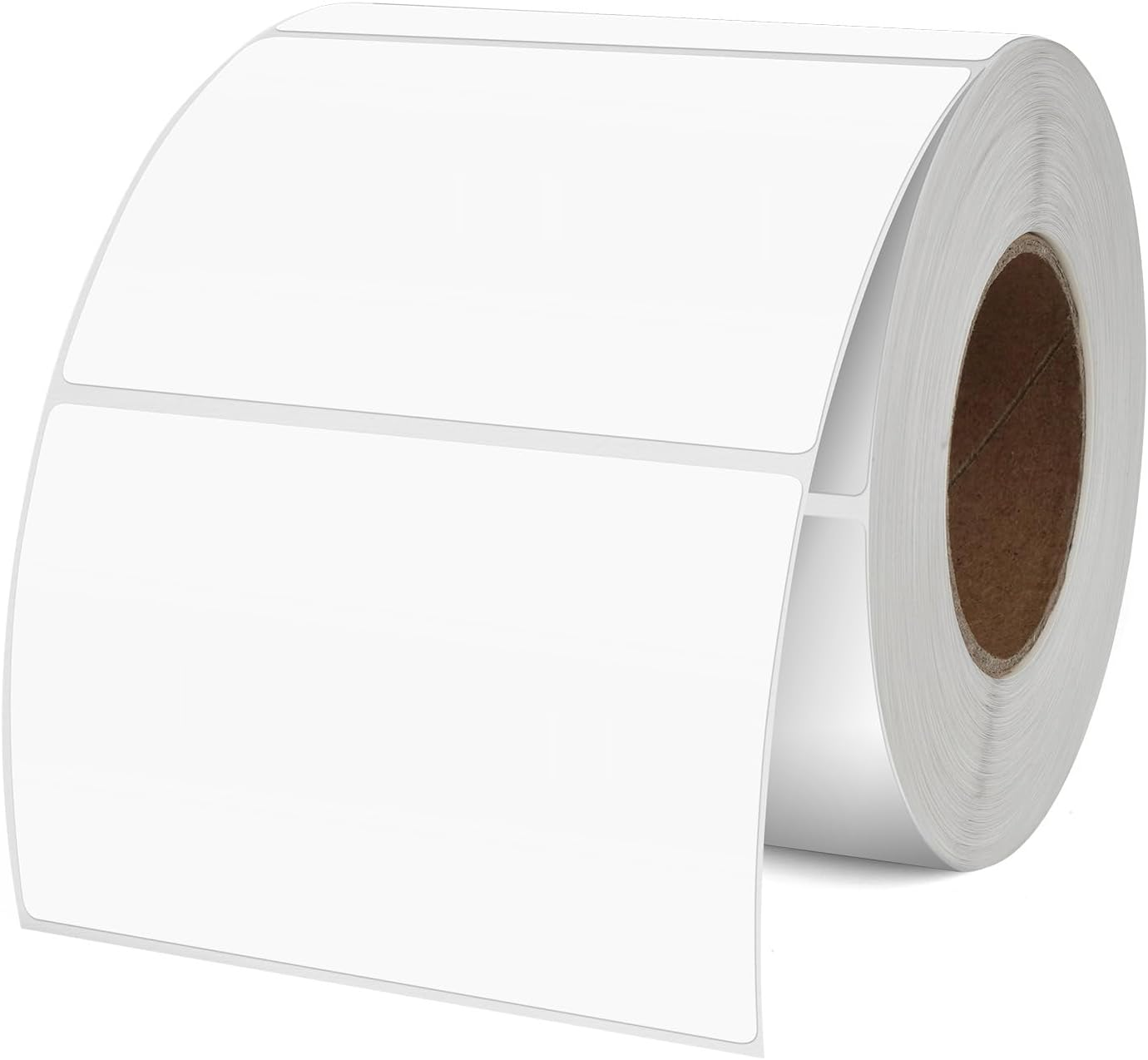 YIKIADA Rectangular White Color Coding Label 2 X 3 Inch Self Adhesive Vinyl Waterproof Writable Removable Sticker Roll for DIY Office School Supplies Inventory Name Price Tag File Paper 500 PCS