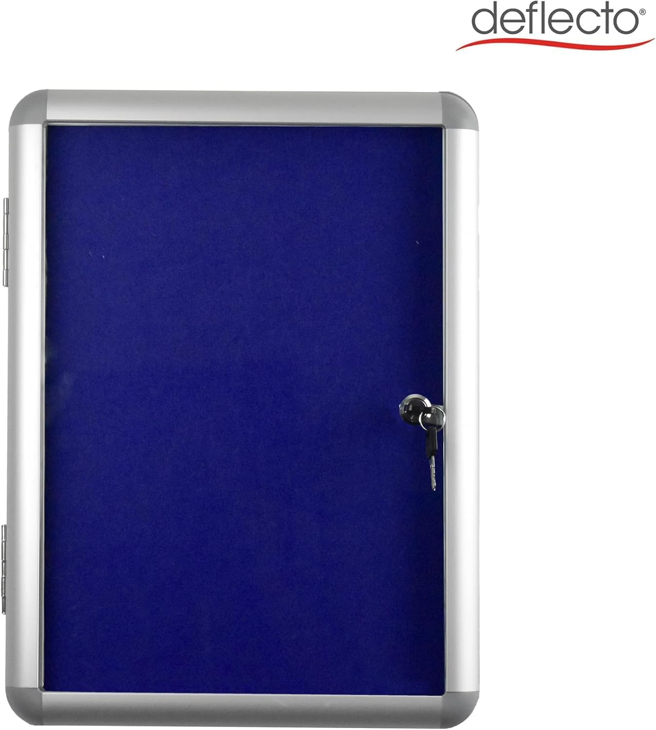 Deflecto Lockable A2 Tamper Resistant Notice Board with Key - 650X480Mm / 65X48Cm / - Silver image number 6