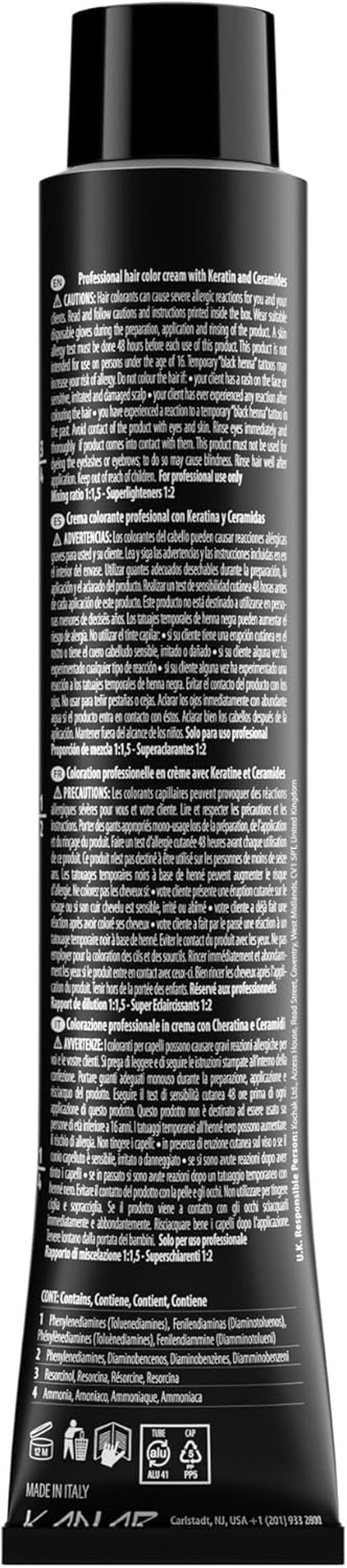 Cree Hair Color W/Keratin and Ceramides - 3.38 Fl Oz - 1 Pack Professional Coloring Cream (6.1-Dark Ash Blond) - 7-Blond image number 3