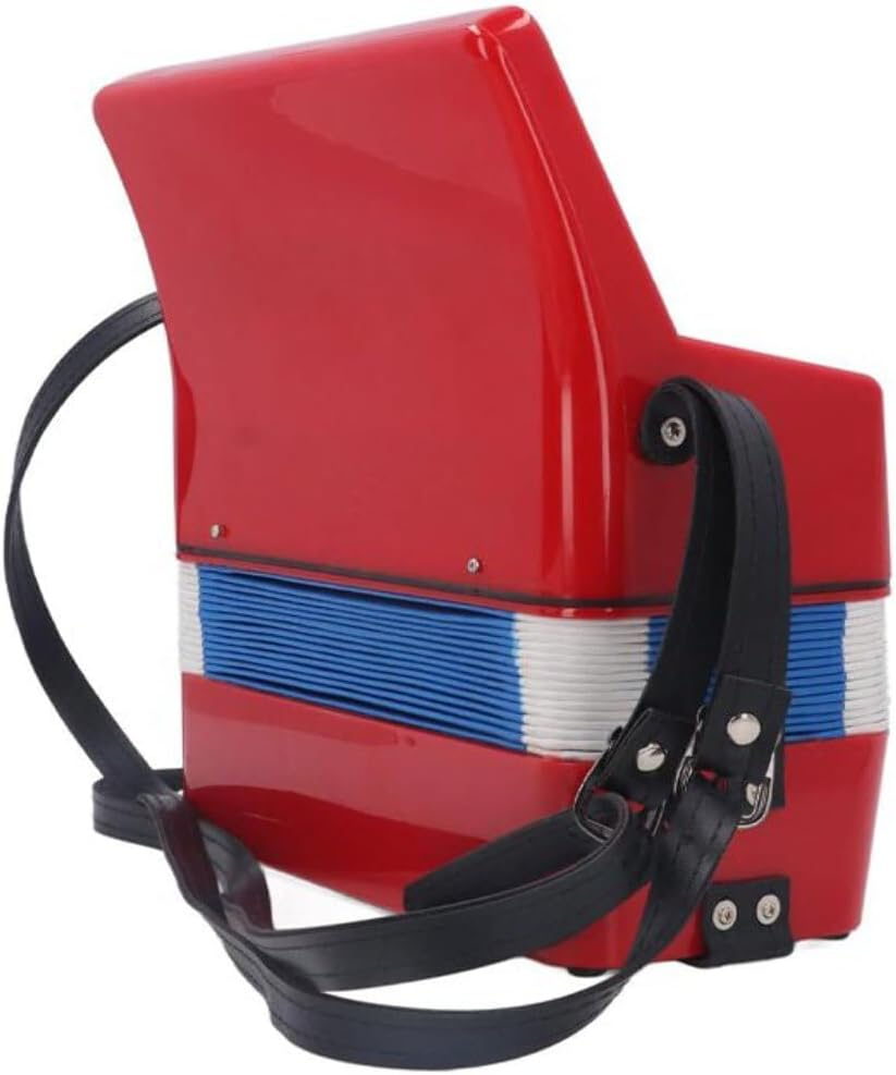 17 Key Piano Accordion 8 Bass Pads Key of C 24X10Cm UC104 Red image number 2
