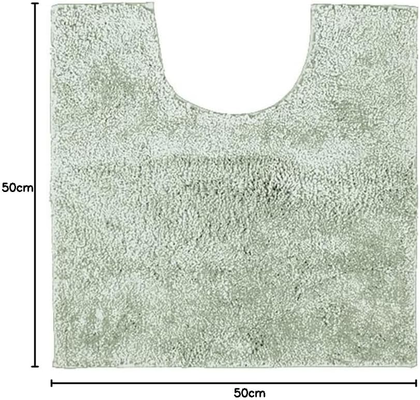 Bambury Microplush Contour Bath Mat, Sage, 50X50 Cm image number 1