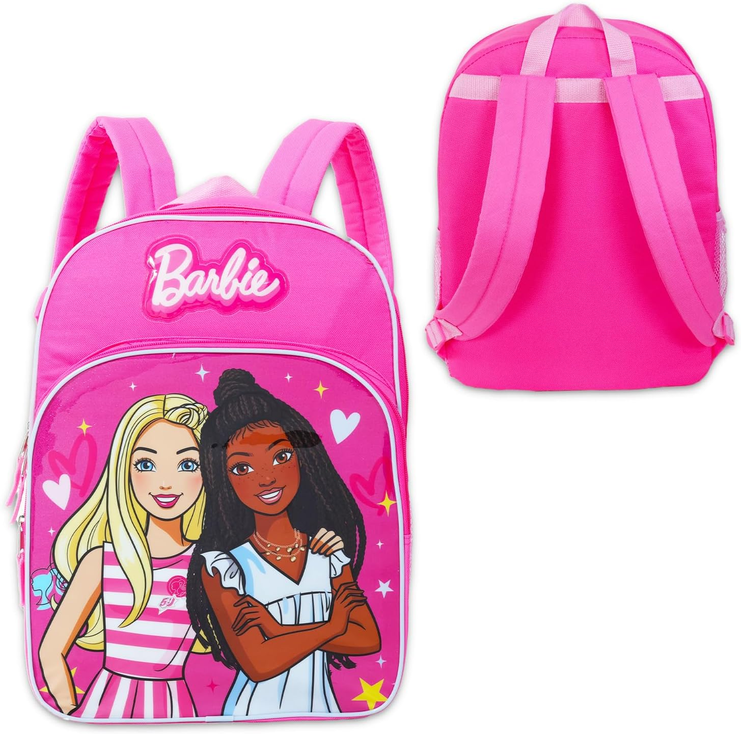 Barbie Backpack and Lunch Bag Set - Bundle with 16" School Bag, Lunch Box, Water Bottle, Stickers, More | Barbie Backpack with Lunchbox for Girls, Kids image number 6
