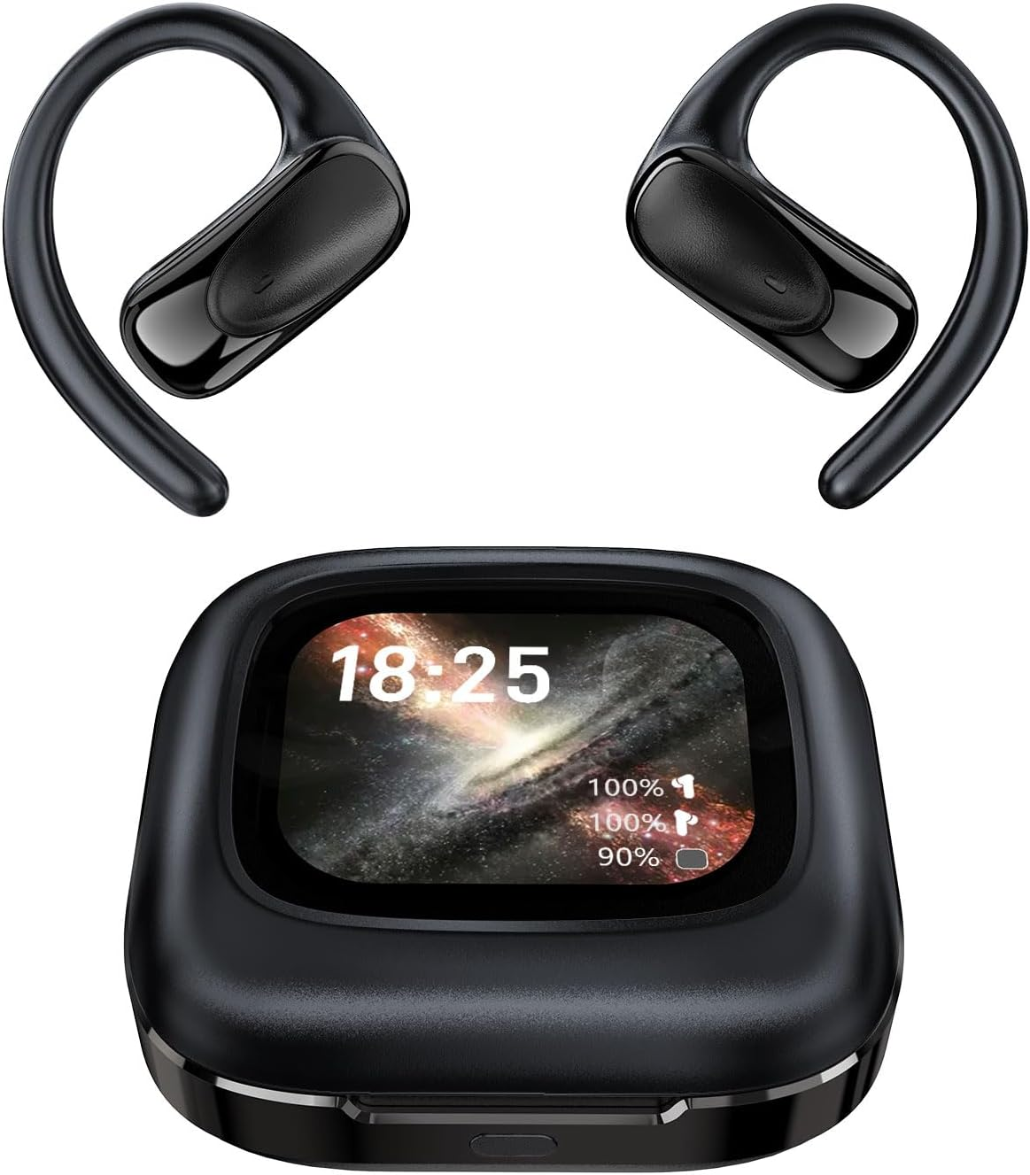 Ki Translator Headphones, Headphones Translator 149 Languages Real Time, Touchscreen Bluetooth Open Ear Headphones, Translation Headphones via Bluetooth 5.4, Real Time Translation Earbuds Supports image number 2