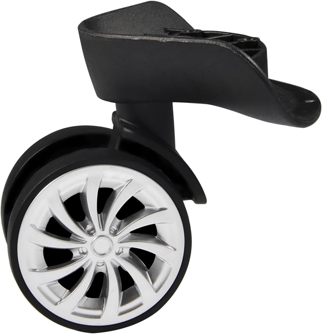 Luggage Suitcase Wheels, Swivel Wheel Replacement Luggage Travel Suitcase Wheels Plastic Beacircles Repair Set for Luggage Kits Pack image number 5