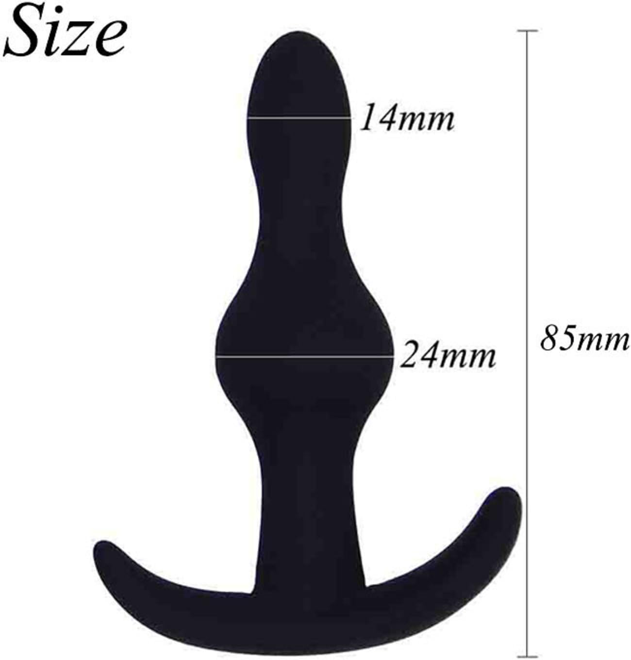 Anal Butt Plug Trainer Anal Plugs Beginners Starter Set for Women and Men Soft Anal Dildo Beads Plugs Trainer 5 Piece Set Silicone Adult Sex Toy image number 1