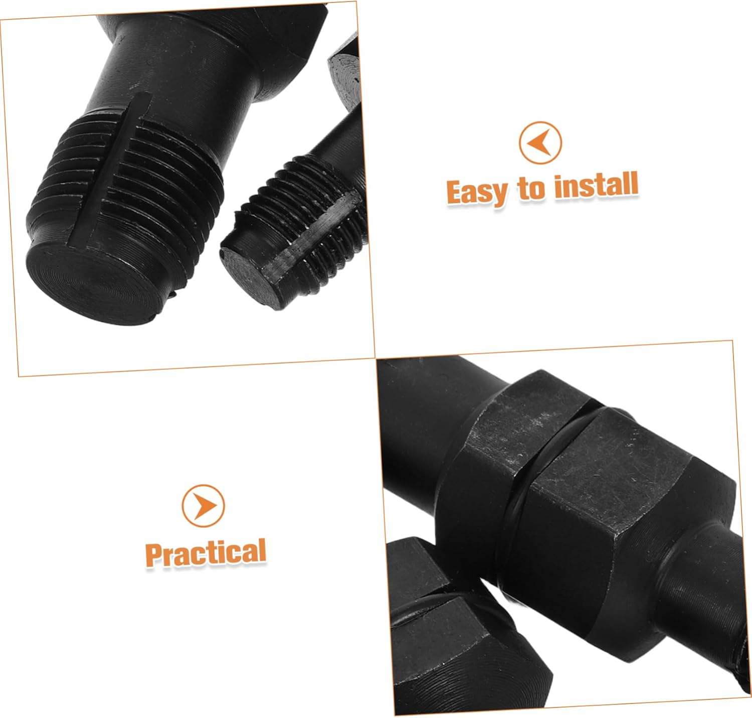 GRIRIW 2Pcs Automotive Spark Plug Rethreader and Tap Wrench Tool Kit for Easy Engine Repair image number 4