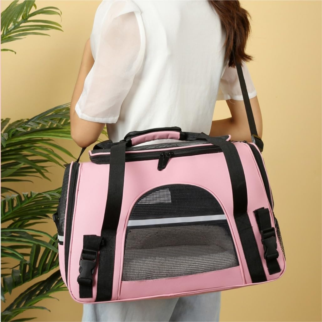 Cat Carrier Pet Carrier Small Dog Carrier Pet Bag Outdoor Cat Small Dog Backpack Tool Travel Carry on Backpack for Travel Dog Carrier Bag Cat Bag Pet Carrier Bag (Color : D, Size : 43 * 25 * 28Cm)