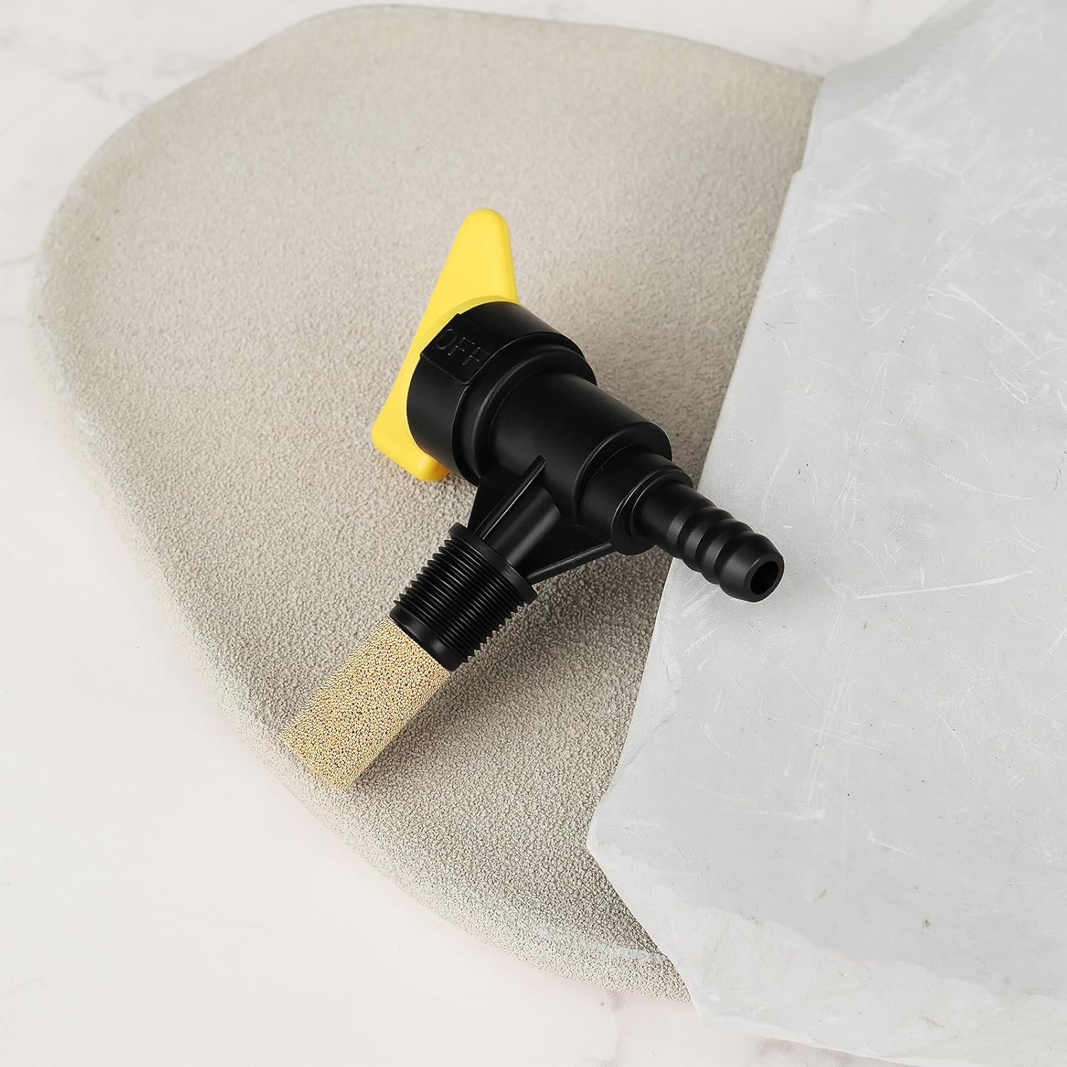 2Pcs 3/16 Inch Lawn Mower Fuel Head Rotary Switch F016L32613 F016L35380 F016L16019 Compatible with Suffolk Colt image number 6