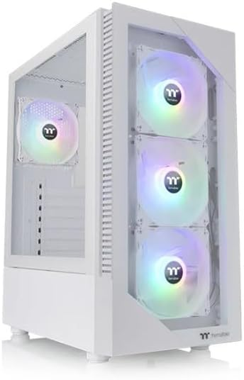 Thermaltake View 200 plus ARGB TG Mid Tower Case Snow Edition, CA-1X3-00M6WN-01 image number 1