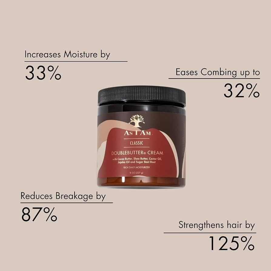 As I Am Double Butter Rich Daily Moisturizer 8 Ounce image number 3