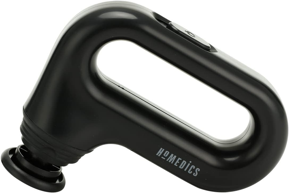 Homedics Handheld Mini Portable Vibration Body Massager 13Cm Black W/Attachments image number 6