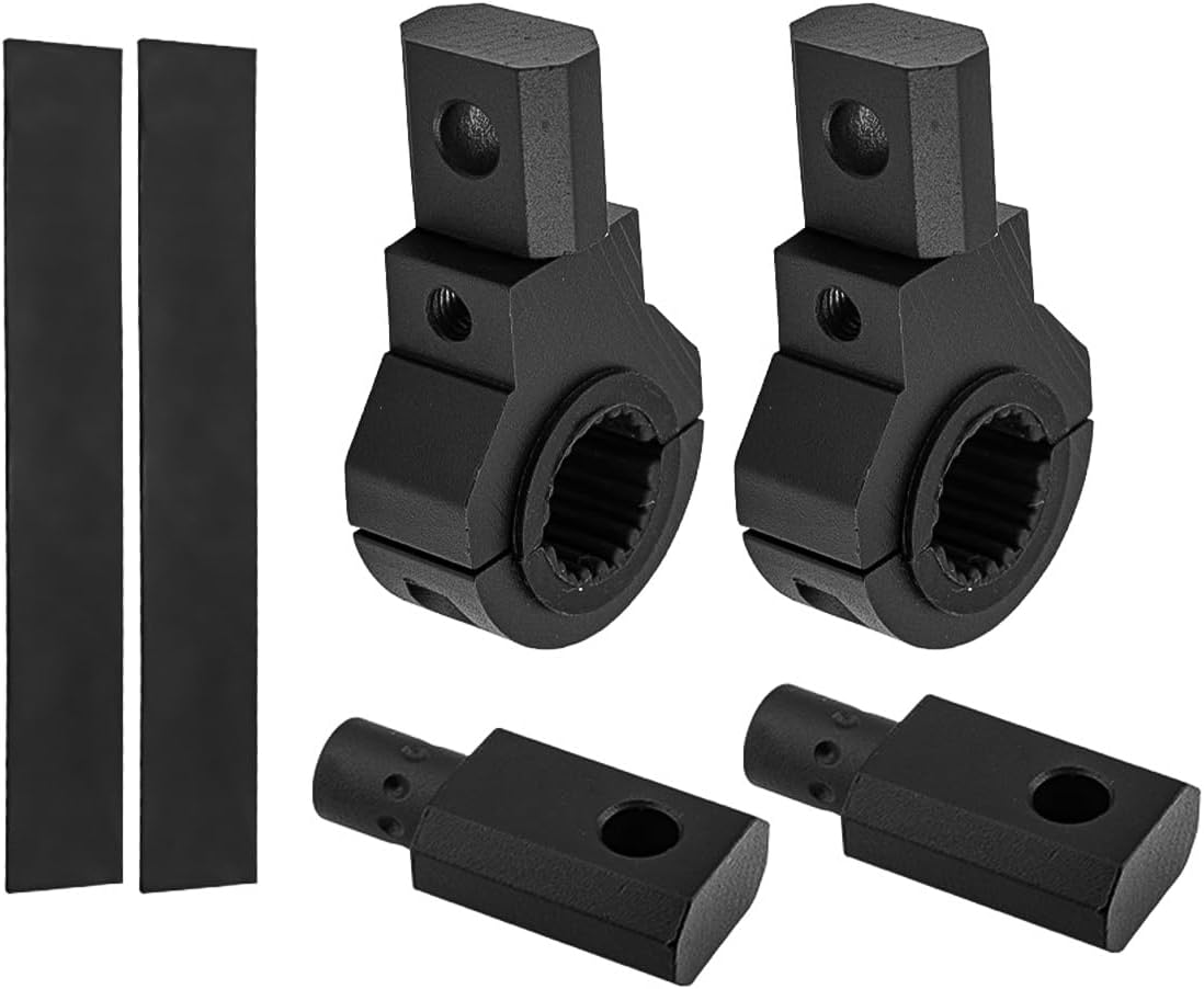 NUZAMAS LED Lights Bar Mounting Bracket Clamp Kits Black Light Bar Bracket Kit 1.25In Vertical Bar Tube Clamp Roof Roll Cage Holder for Motorcycle Car Bar Guard ATV UTV image number 6