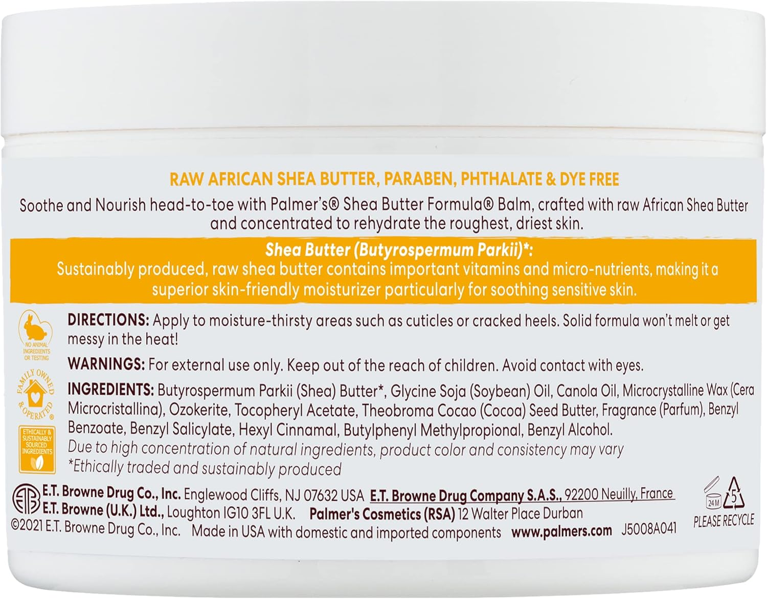 Palmer'S Shea Butter Formula Balm 7.25 Oz image number 6