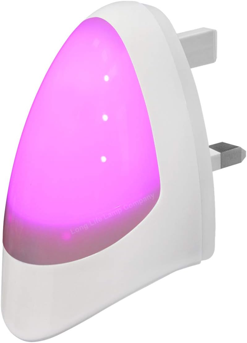 Red Automatic LED Night Light - Plug in & Energy Saving Dusk 2 Dawn LED Night Light Sensitive Night Light