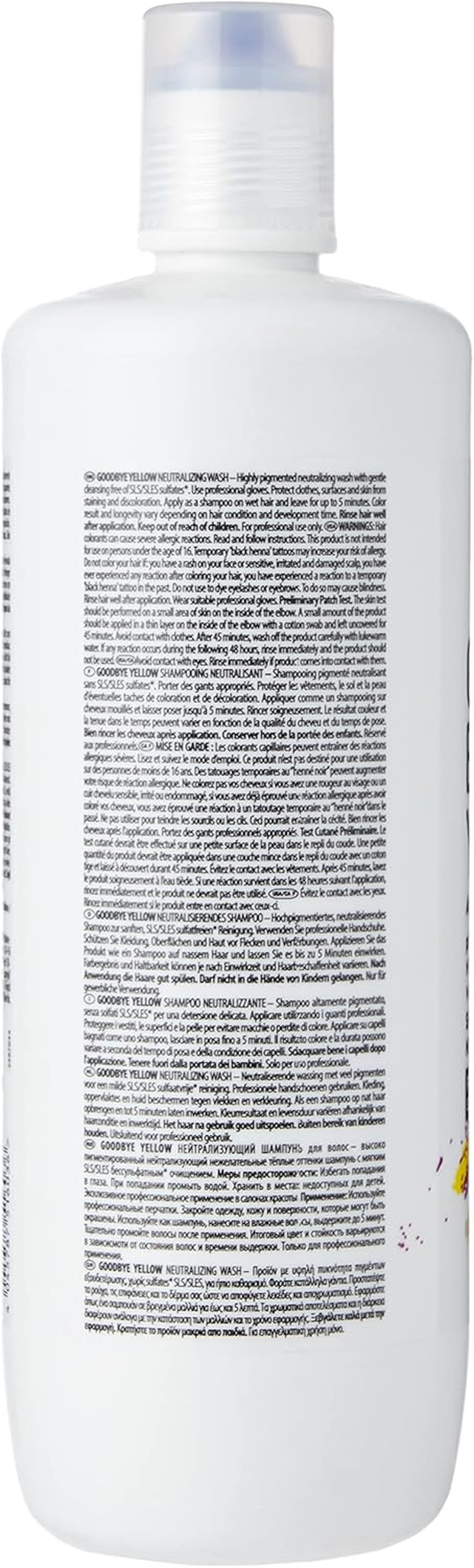 Schwarzkopf Professional Goodbye Yellow Neutralizing Shampoo, 1000 Ml image number 1