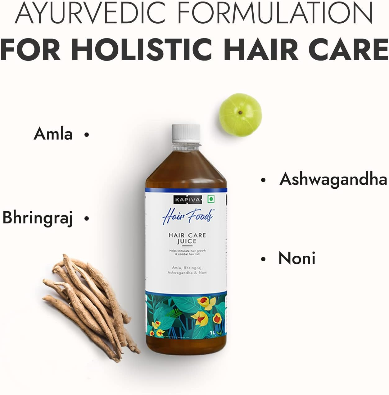 Kapiva Hair Care Juice Super Saver Pack of 2 | for Hair Nourishment from Within image number 2