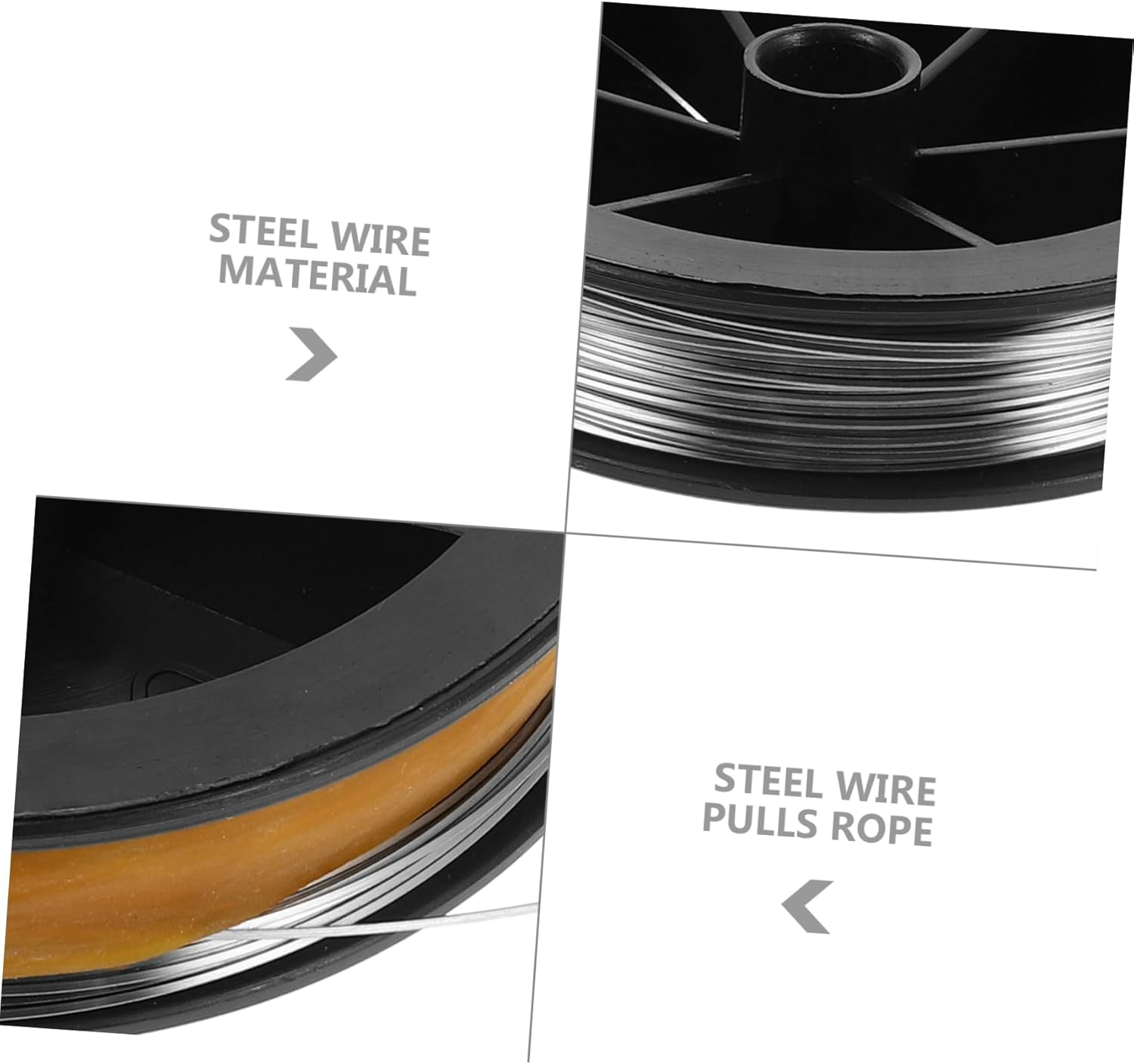 Generic Removal Tool Fishing Twine the Wire Car Kit Automotive Wire Crimping Tool Screen Door Turnbuckle Chain Link Fence Ties Adhesive Remover Wire Fly Tying Clothes Line Cable Steel Wire image number 4