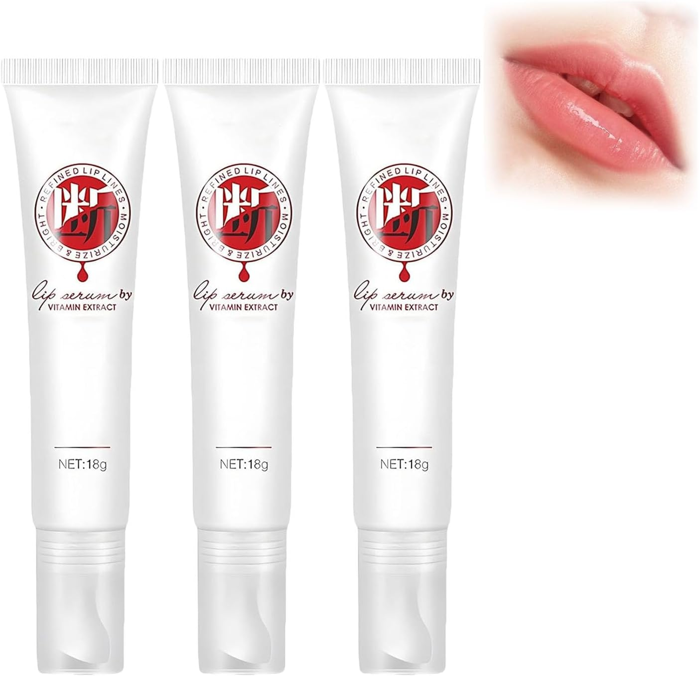 JINSHANE Lip Serum, Jinshane Lip, Jinshane Lip Brightening, Jinshane Dark Lip Treatment, Lip Fresh Treatment Remove Dark Lip, Lip Balms Moisturizer Nourishing Essence (6Pcs)