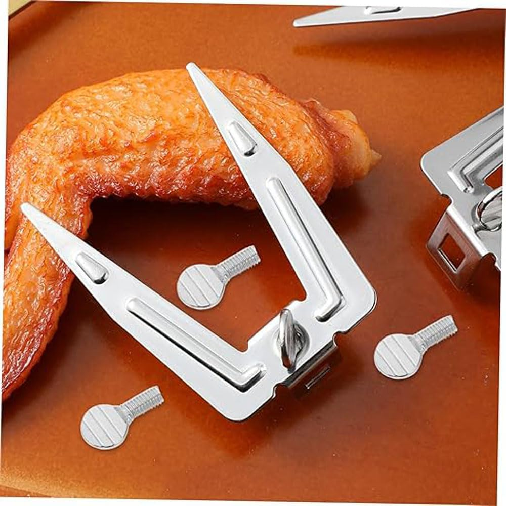 10 Pcs Stainless Steel Rotisserie Screws for Electric Ovens and Air Fryers，Secure Thumb Fasteners, Durable BBQ Grill Accessories, Rust Proof Kitchen Tools for Stable Cooking image number 4