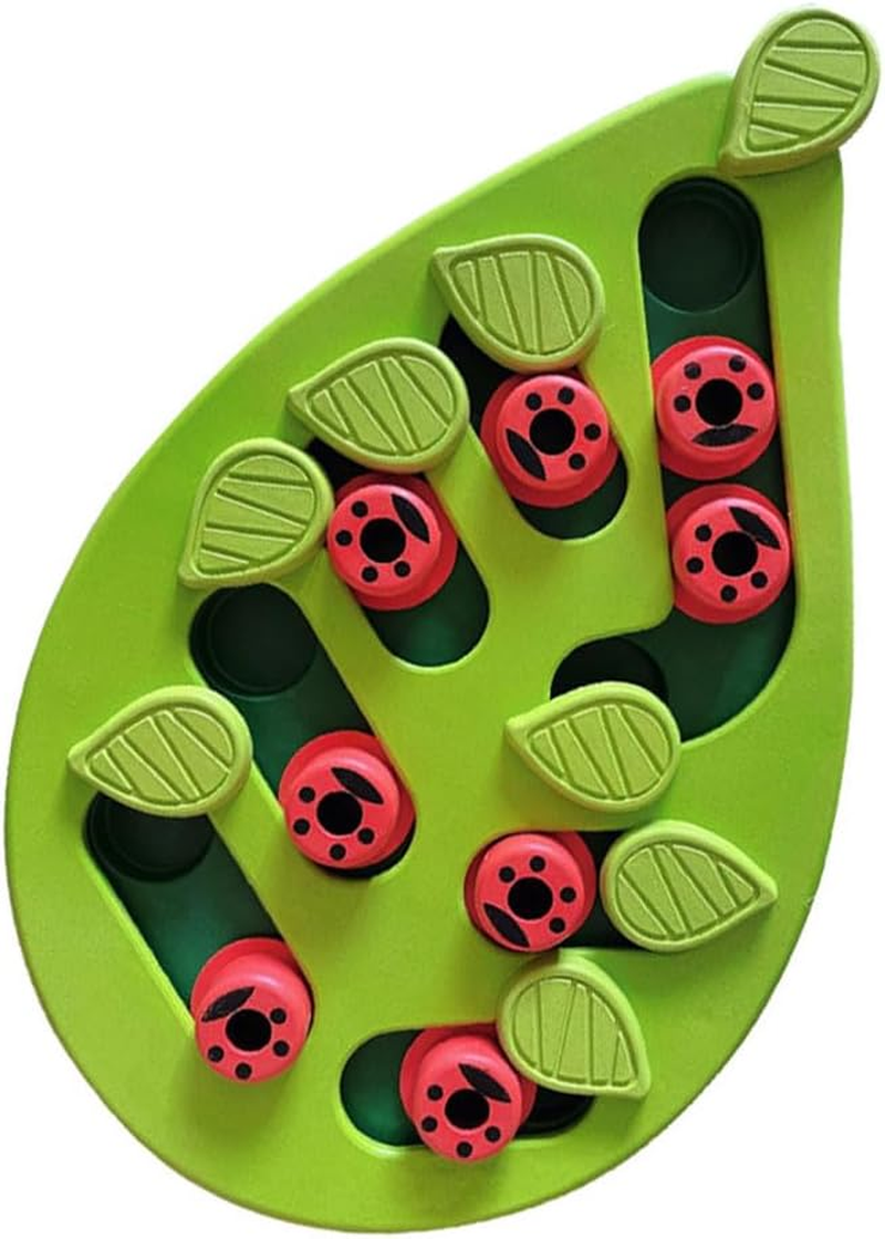 Interactive Cat Toy &ndash; Treat Dispensing Puzzle Feeder for Cats, Mental Enrichment Toy, Includes Pet Safe Meal-Dispensing Ball (Green)