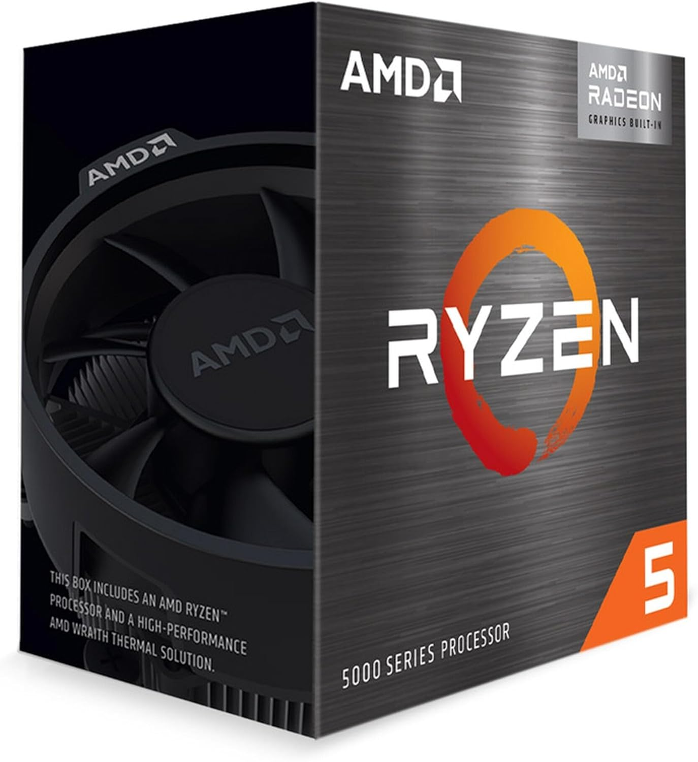 AMD Ryzen 5 5500GT 6-Cores 12-Threads Max 4.4Ghz 19MB Cache Wraith Stealth Cooler Desktop Processor image number 2