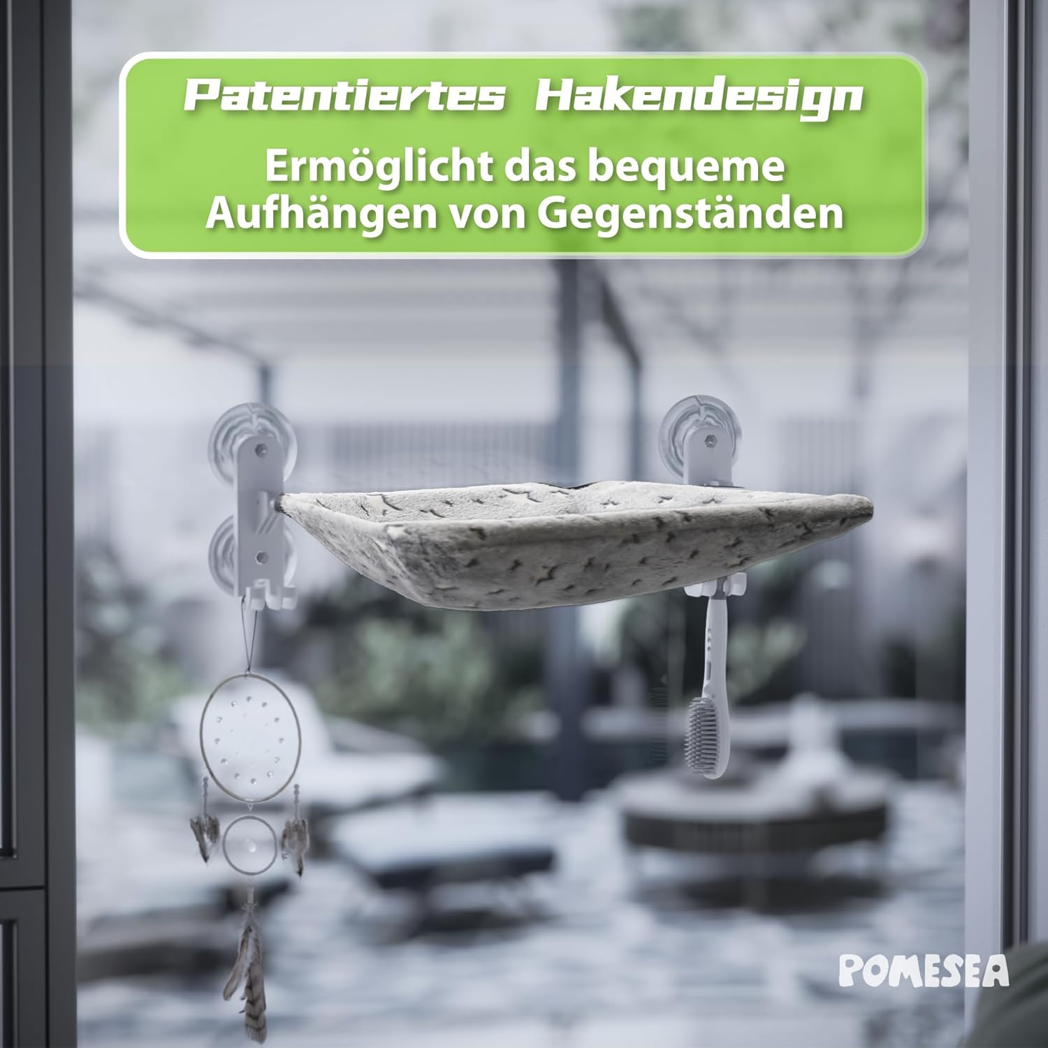 Cat Hammock Bed for Indoor Cats (C-CWH-M) image number 5