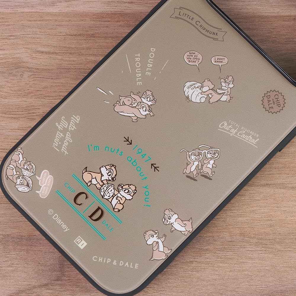 Ingrem Smartphone Case [Iphone 17 Promax] Chip & Dale Chip & Dale [Disney Official] Shock Absorption Bumper Hybrid Case Easy to Hold Cute Disney Character Chip & Dale Best Friends