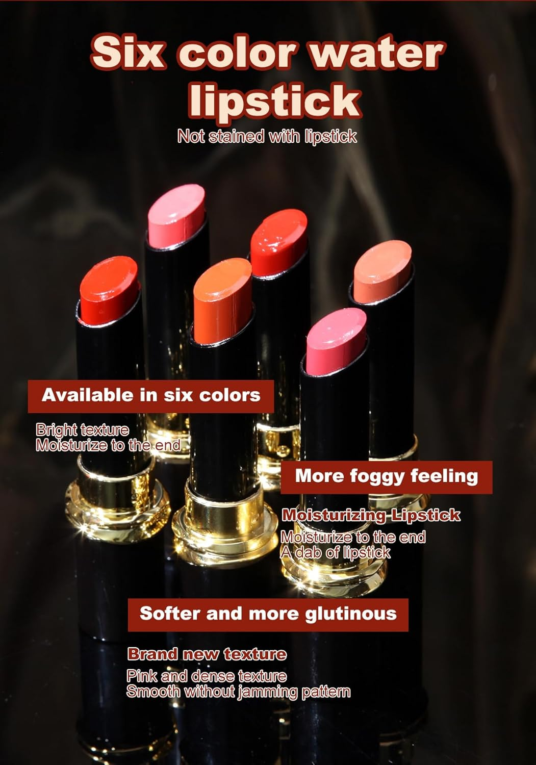 Maffick Lip Glaze Liquid Lipstick: Long-Lasting, Non-Sticking, Waterproof Lip Gloss (04, 23G) - 03 image number 4